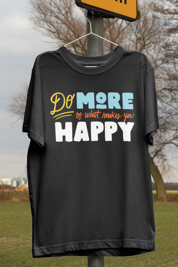 DO MORE HAPPY OVERSIZED T-SHIRT
